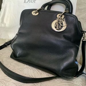 Christian Dior Leather Granville Tote